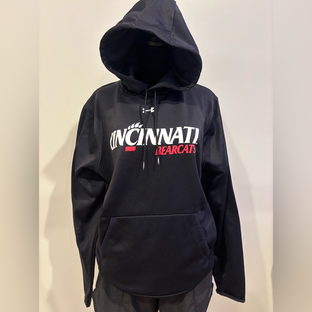 Under Armour University of Cincinnati black hoodie. Size medium.